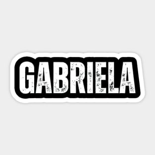 Gabriela Name Gift Birthday Holiday Anniversary Sticker